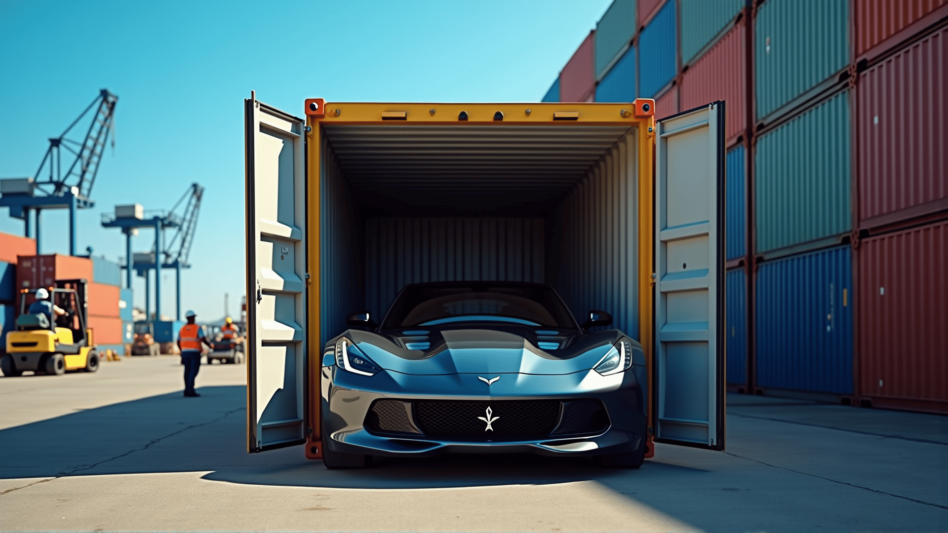 Importação de carro de luxo